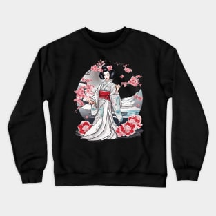 Geisha Tattoo Crewneck Sweatshirt